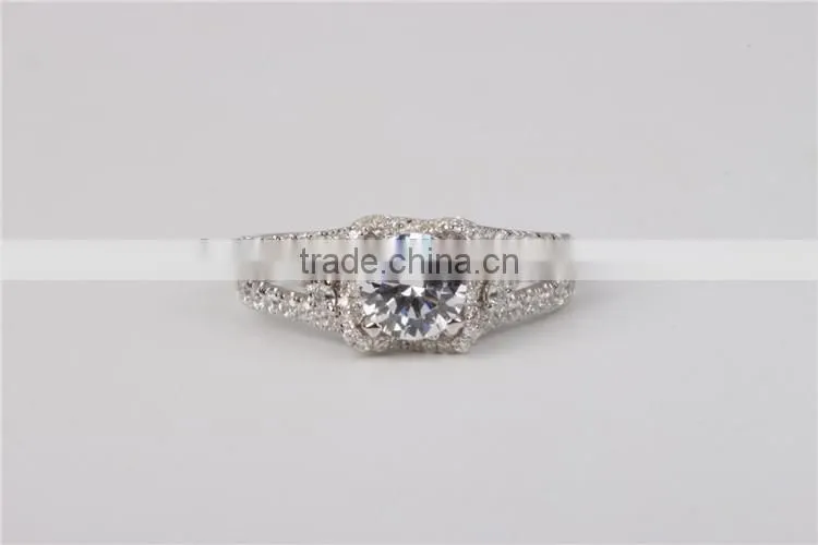 Latest design pure 925 silver ring for women jewelry wholesale