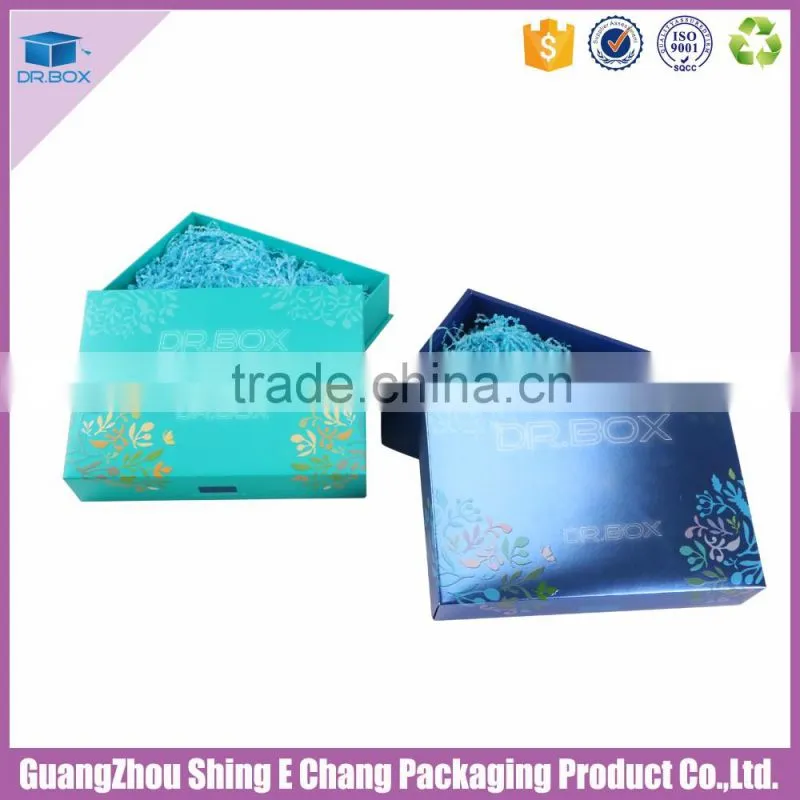 Custom logo design smooth surface recycled cosmetic packaging