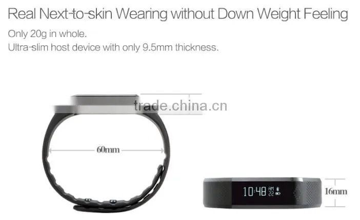Hot selling! Vidonn X6 caller ID&SMS ios&android bluetooth 4.0 smart pedometer bracelet