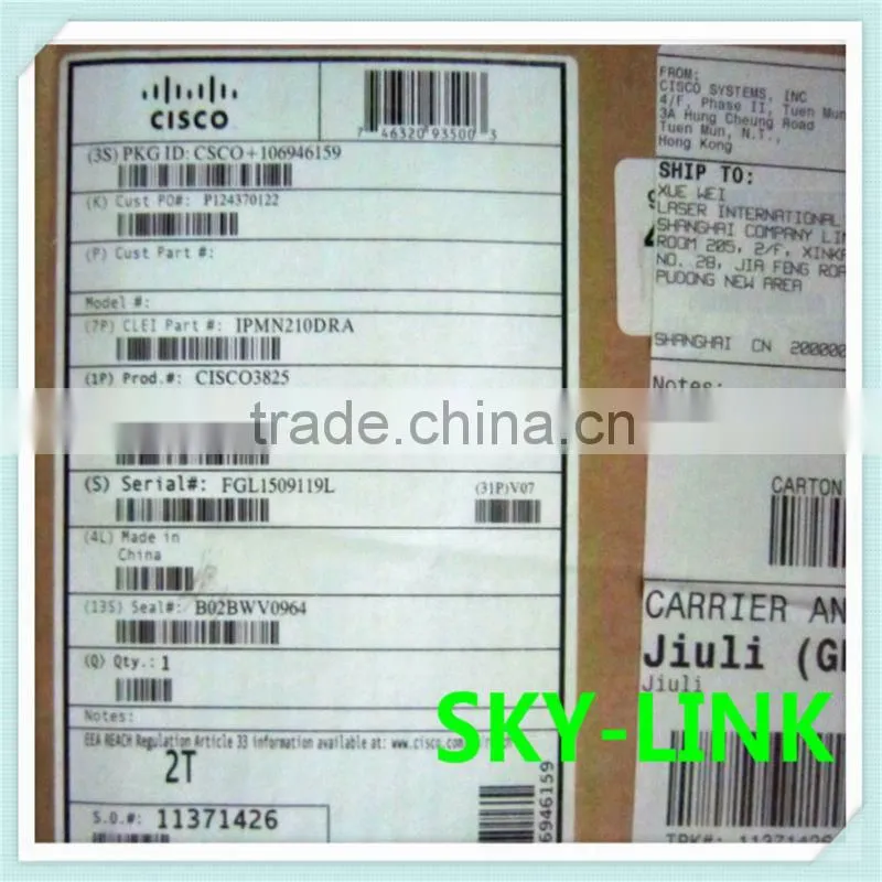 Cisco router CISCO3825-SEC/K9