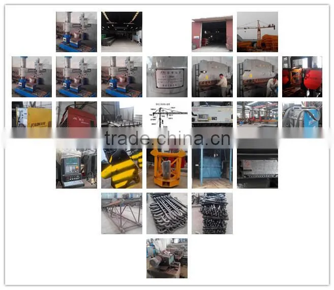 China high qualtiy 10ton tower crane with cheap price
