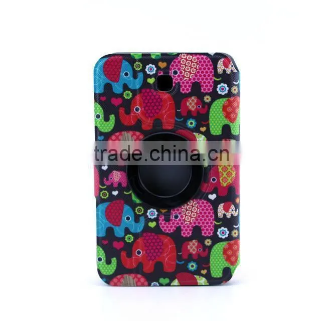 Rubber leather case for samsung galaxy tab 3 p3200