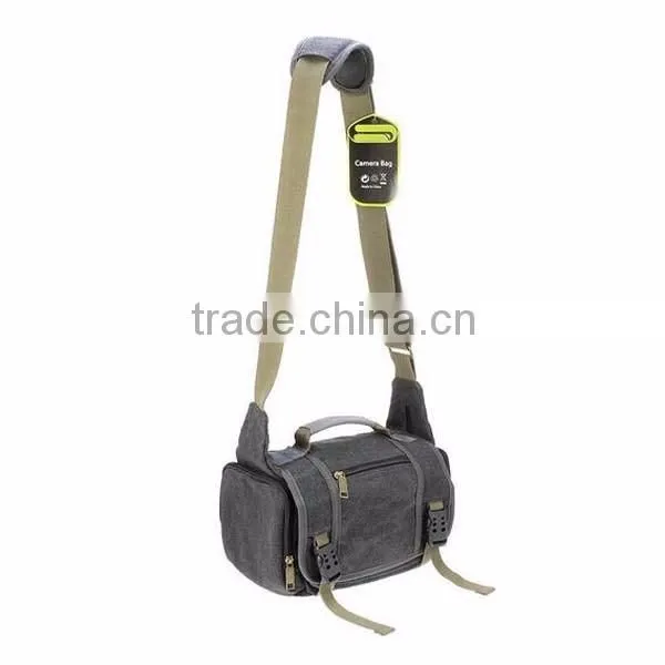 2016 single shoulder portable dslr Mini SLR sloop material canvas camera messenger bag