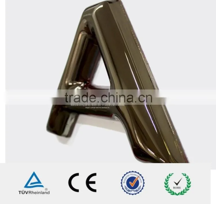 A-Z alphabetical acrylic vaccum forming blister letter signs