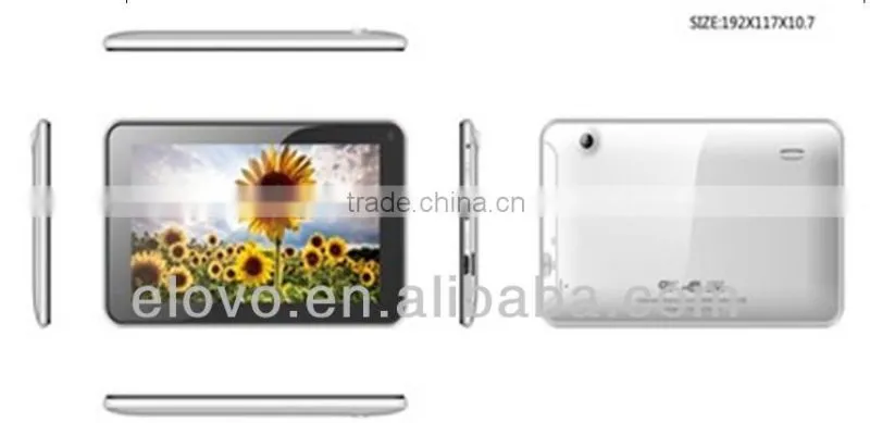 Manufacturer 7 Inch tablet pc dual cameras android 4.2 800*480 tablet pc