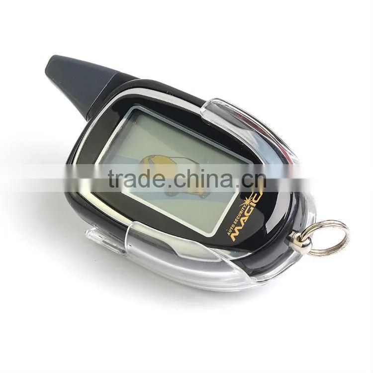 English version Two Way Car Alarm System Magicar M101AS with remote engine starter