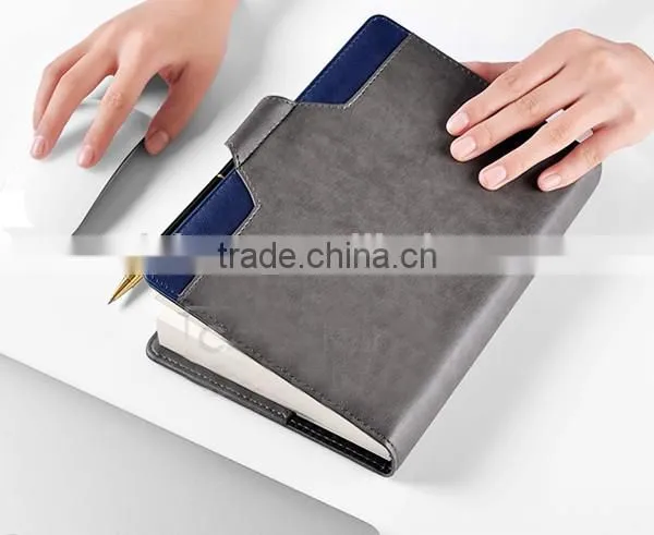Top grade factory competitive price pu leather notebook with pen