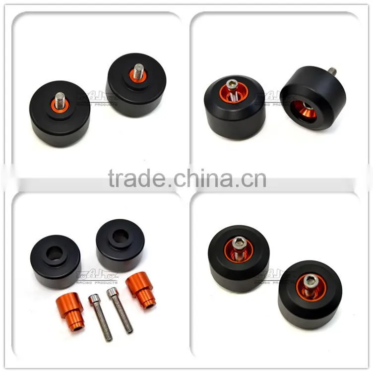 BJ-FS-KT002-OG KTM Parts Motorcycle Orange Rear Fork Wheel Frame Slider Crash Protector For KTM DUKE 125/200/390