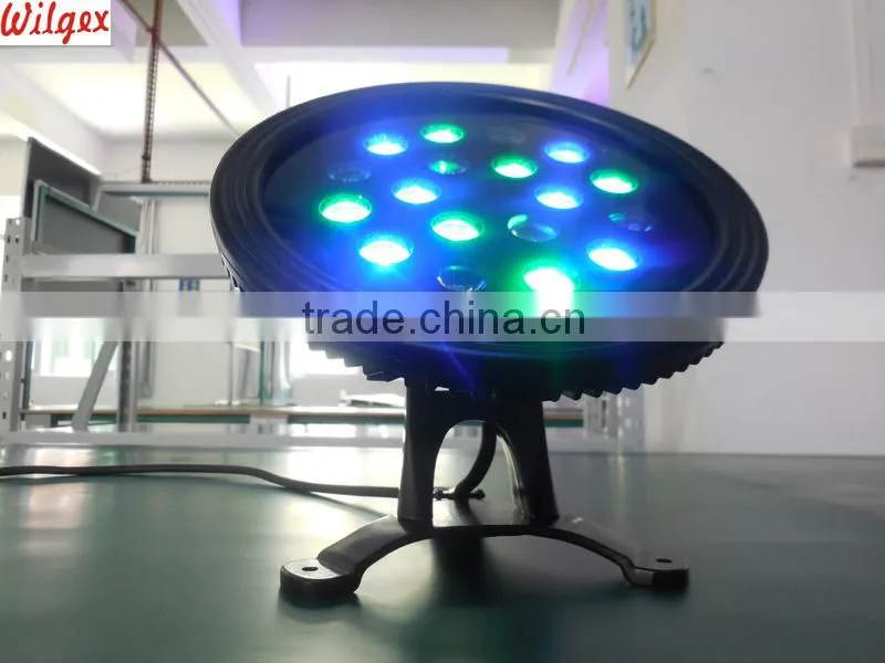 18*3W RGB wireless LED underwater light