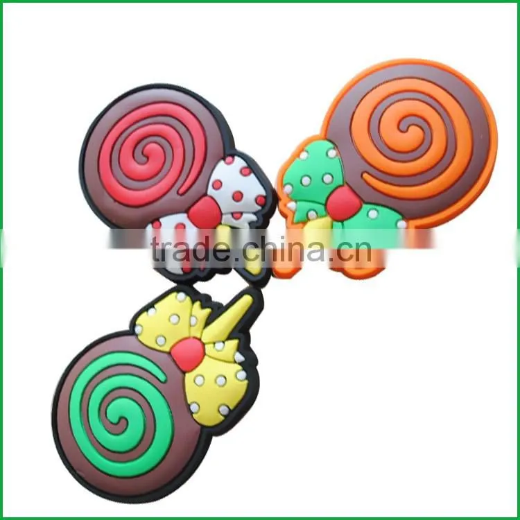 Lovely soft pvc smiling face design fridge sticker