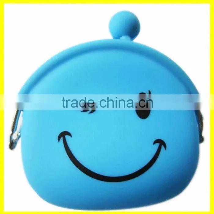 2014 year ladies fashion color ilicone coin wallet cheap