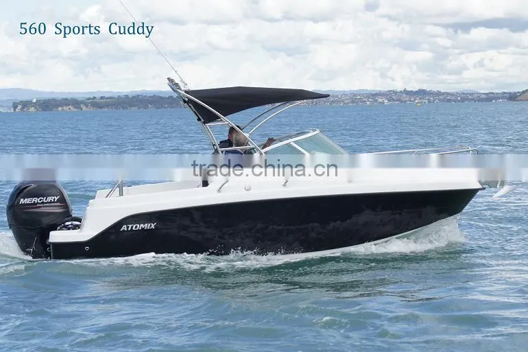 8m CE approved Fiberglass Rigid Inflatable Boat (7500 RIB)