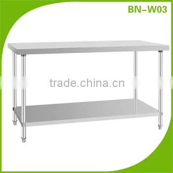 Restaurant Equipment Stainless Steel Work Table/Stainless Steel Preparation Work Table