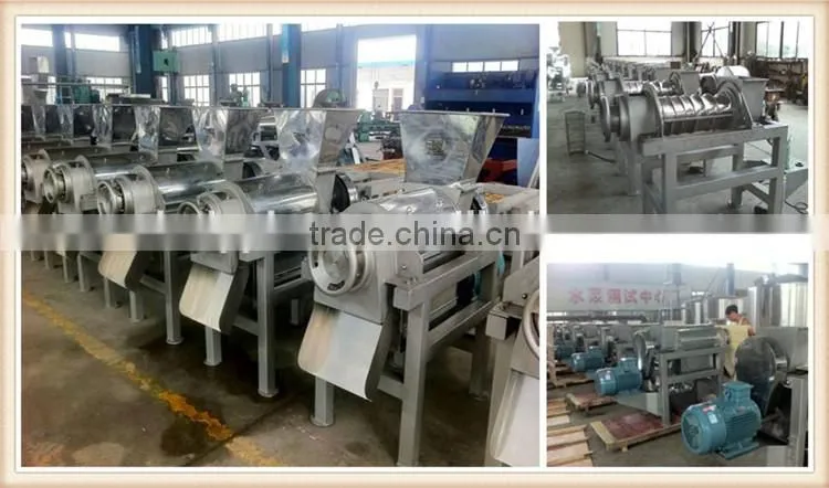 wide output range full stainless steel peach extractor machine