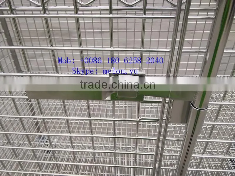 Chrome Wire Mesh Security Cage for Clean Room,Wire Shelving Cage