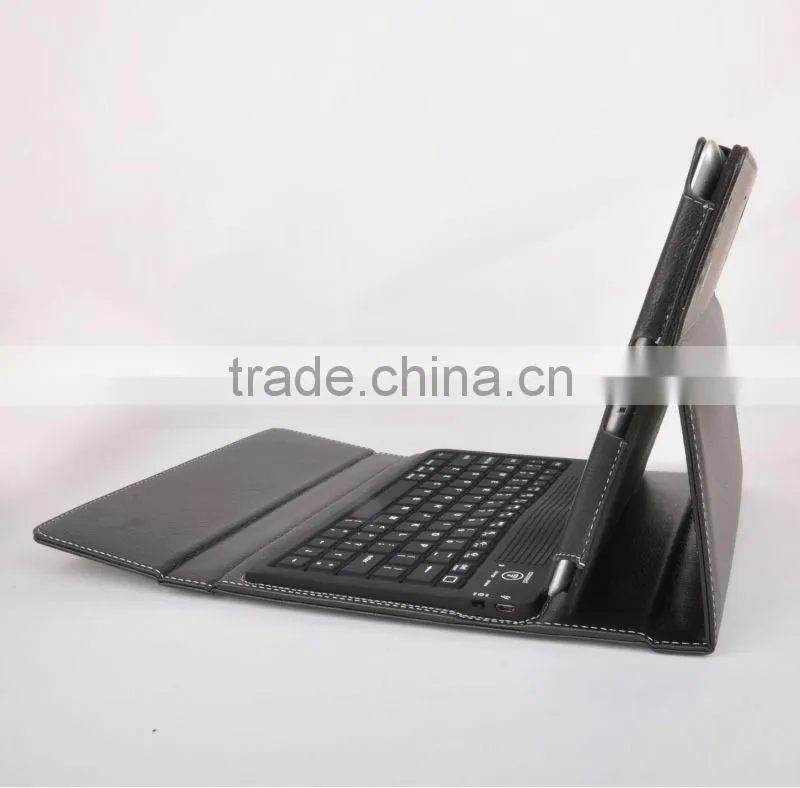 tablet pc keyboard case with touchpad+usb hub
