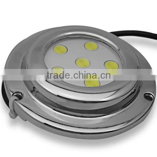 6W underwater surface mount yacht boat marine light