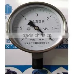 Diaphragm vacuum pressure gauge