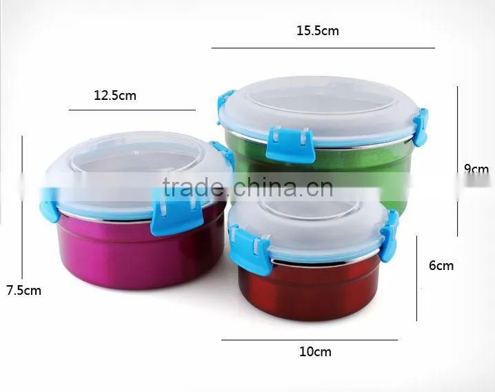 wholesale round shape wedding favor gift boxes stainless steel tin sealed cans for food canning