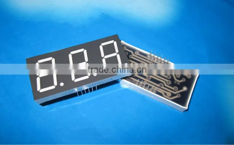 0.25" digital products small 7 segment led display 3 digit