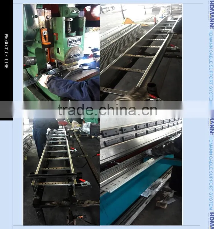 Standard size Electrical Polished Stainless Steel Cable tray Ladder