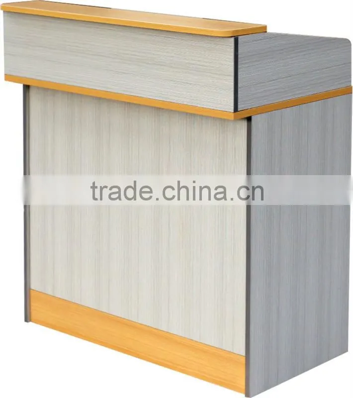 Small shops wood cashier counter table