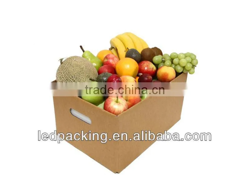 white corrugated paper tray for fruit packaing