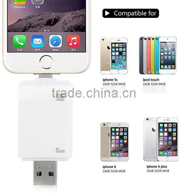 Factory Price High Quality Real Capacity OTG iFlash USB Drive 3 in 1 USB For iPhone