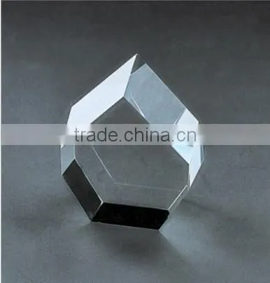 2015 Polygon jewely stamping laser engraving blank crystal blanks
