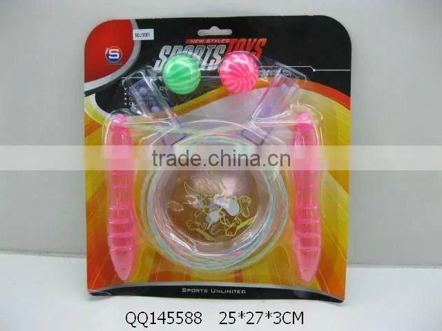 Jump rope & pingpong ball set