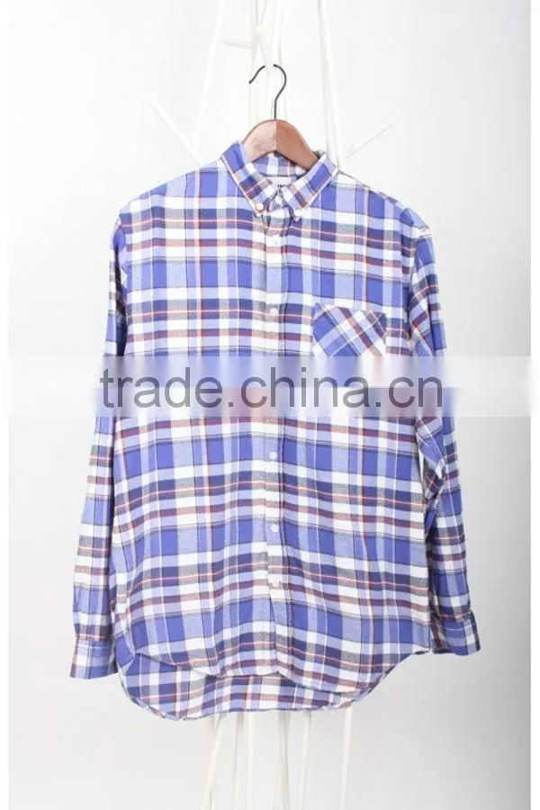 well made check shirt kemeja bunga shirts textile with bamboo fiber