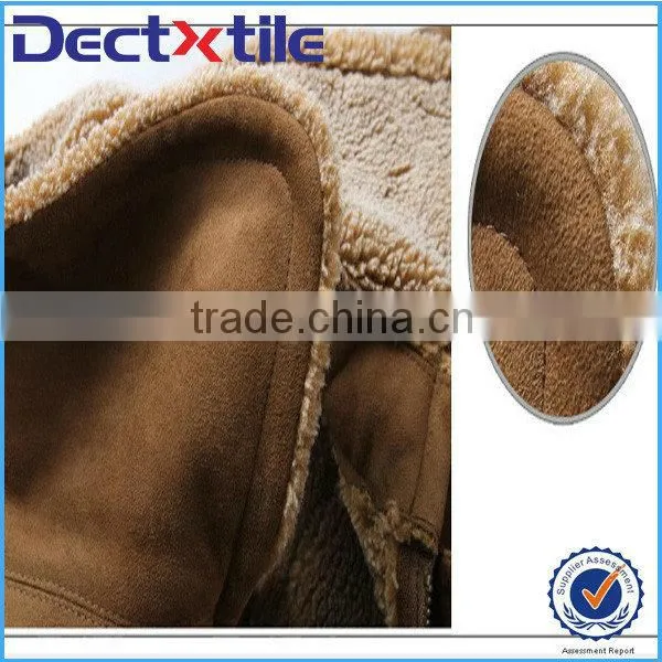 Suede dyed leather fabric suede blazers fabric for clothing materials/home textile/shoes