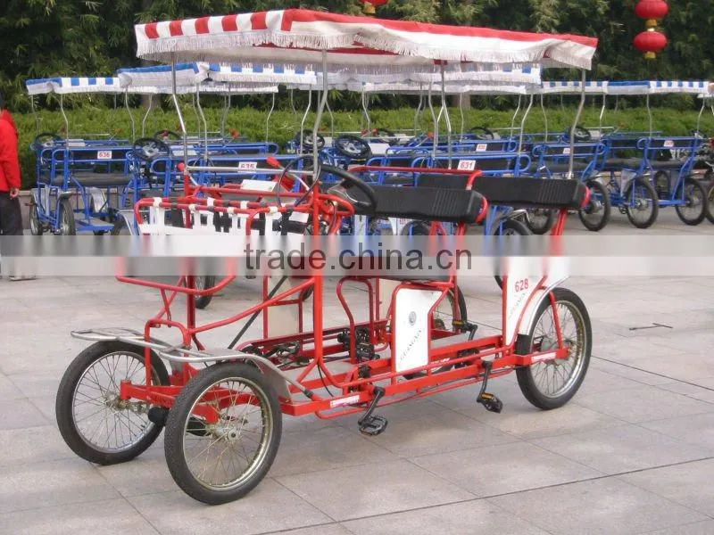 BLUE SURREY BIKE QUAD-CYCLE