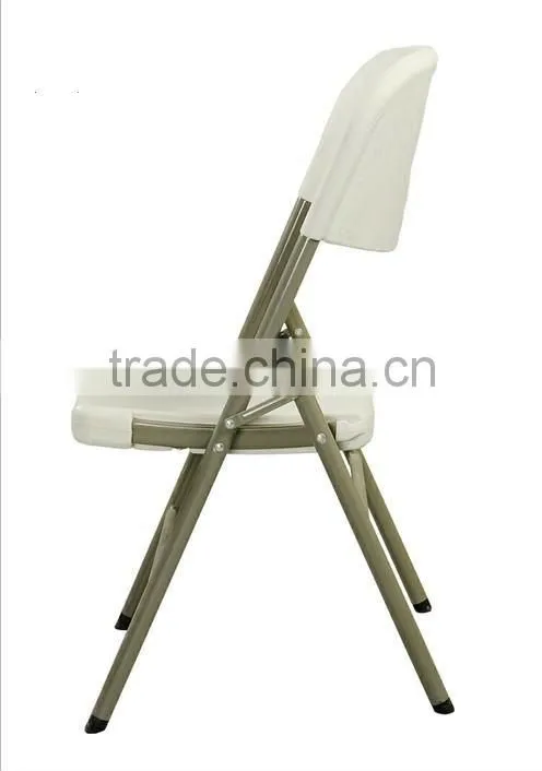 Champ Series Black Plastic/Steel Folding Chair