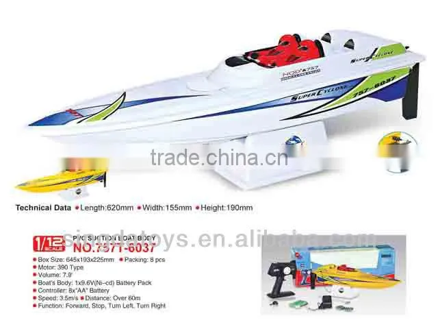 757-6059 NEW 2.4G 1:16 Electric High Speed Racing RC Boat
