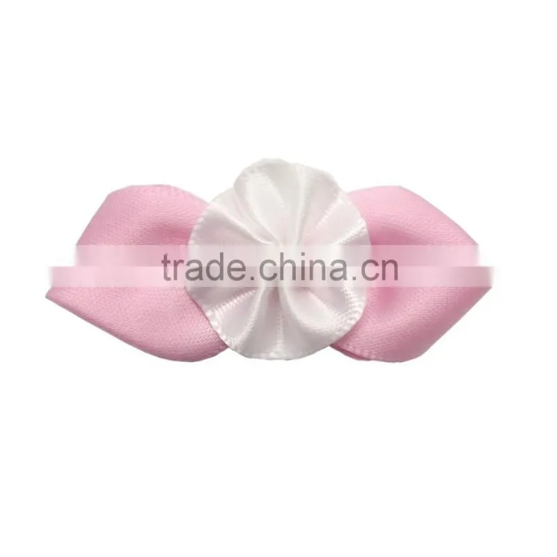 Handmade organza ribbon flower
