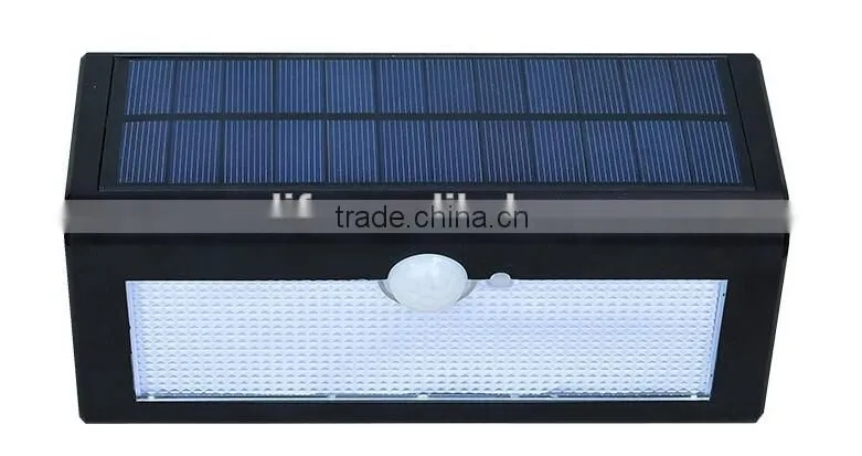 36LED Solar Powered triangle Sensor LED outdoor Wall Mounted light