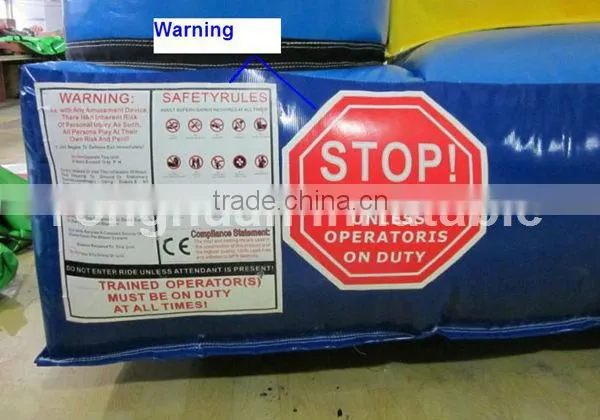 2015 inflatable obstacle course inflatable