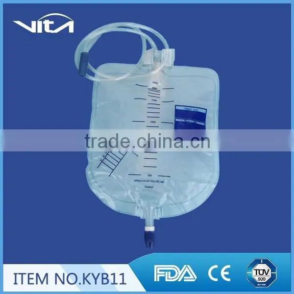 2000ml non-toxic PVC urine collection bag KYB11