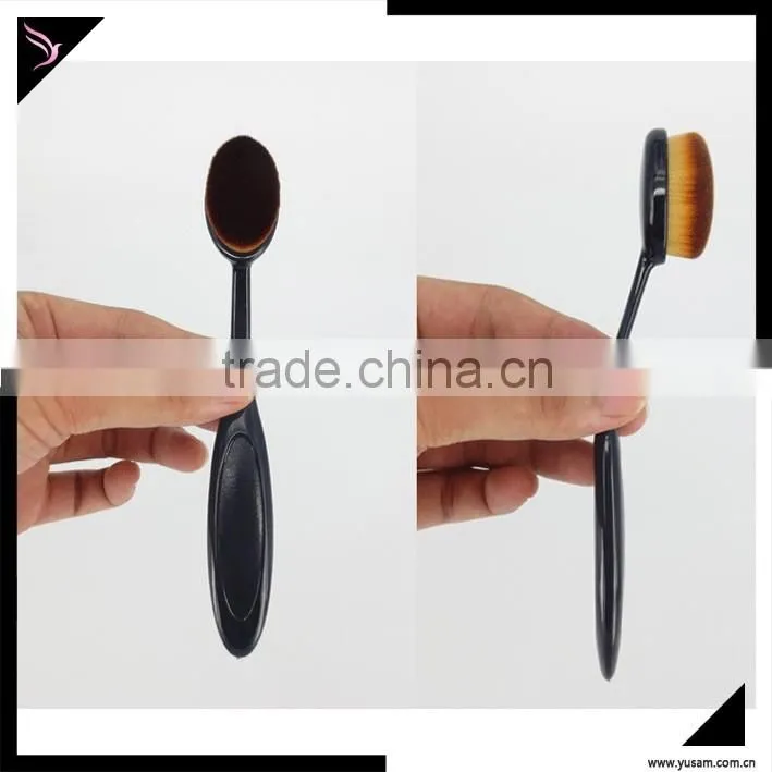Toothbrush shape face makeup brush high quality OEM