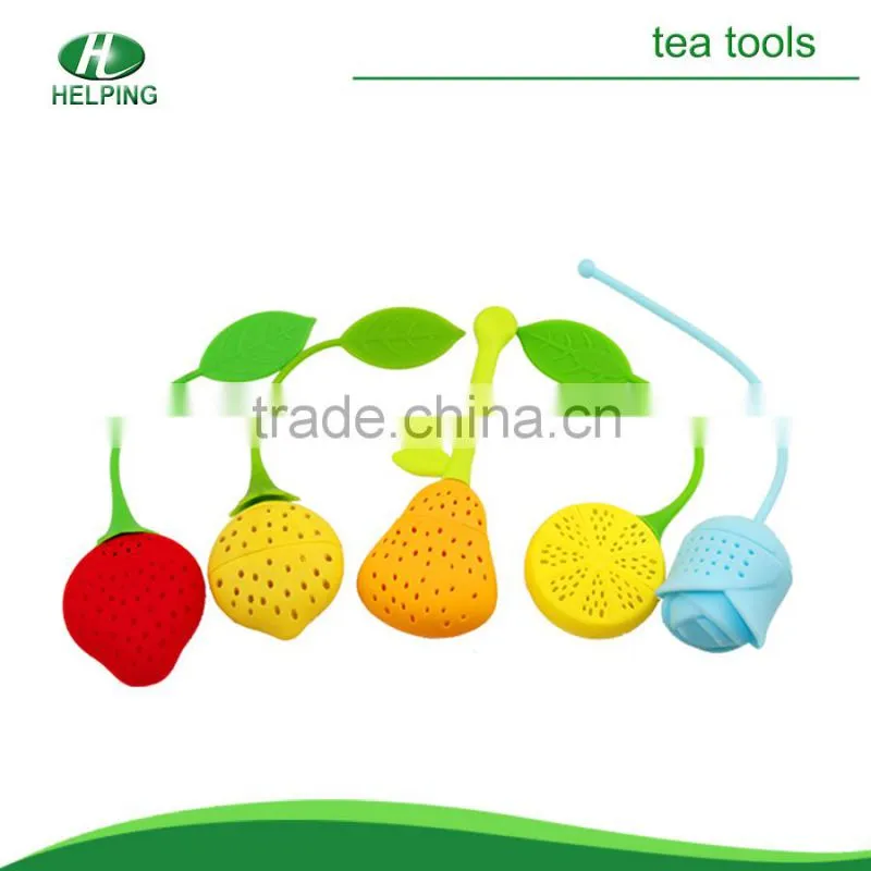 attactive price mini silicone tea bag tea strainer tea infuser