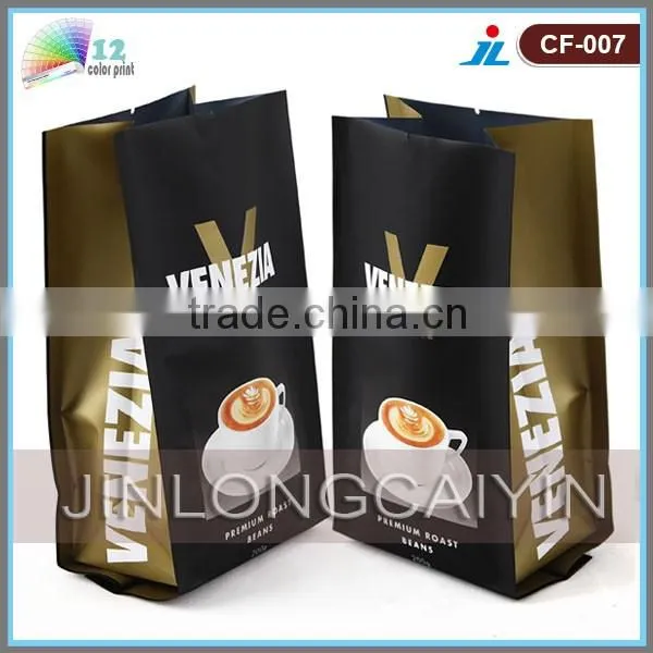 Heat seal coffee bag, kraft paper bag
