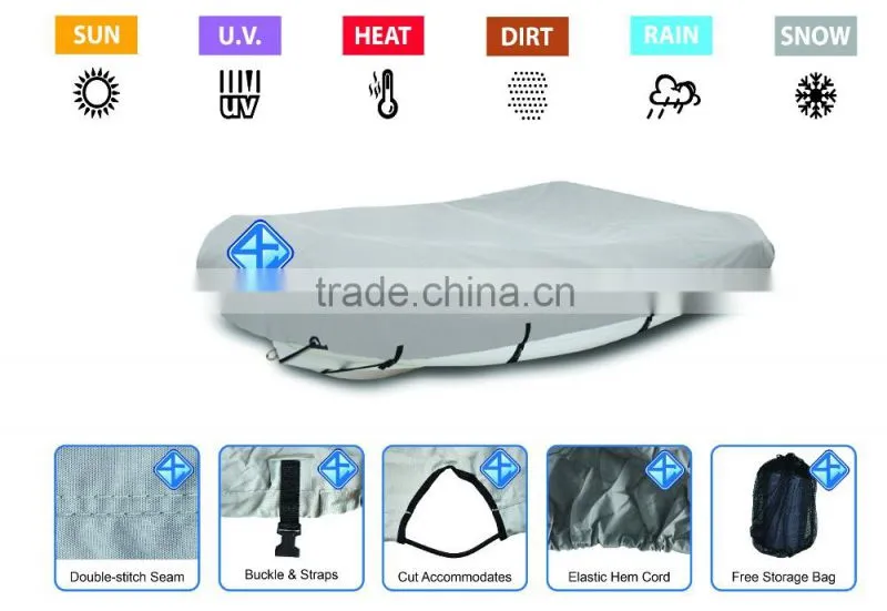 Trailerable Inflatable Boat Cover