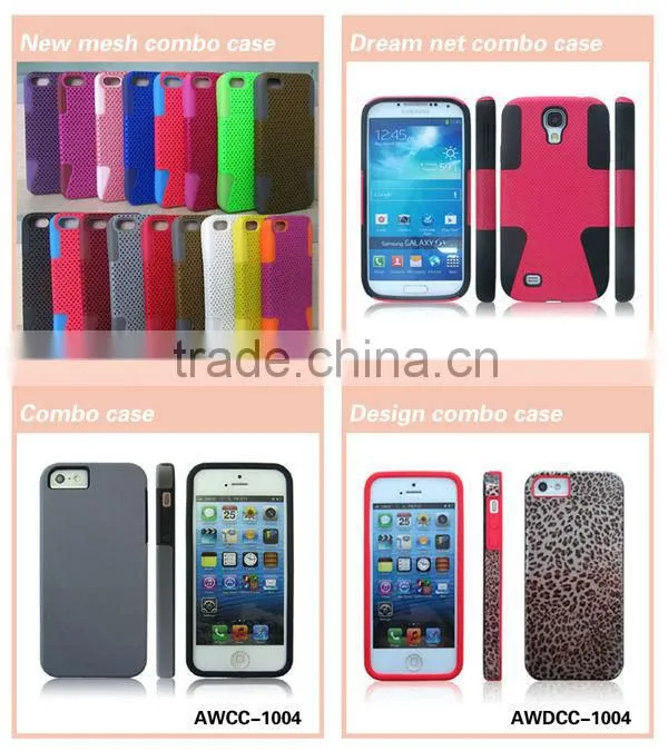 Hybrid TPU+PC Mobile Phone Case for Apple iPhone 5