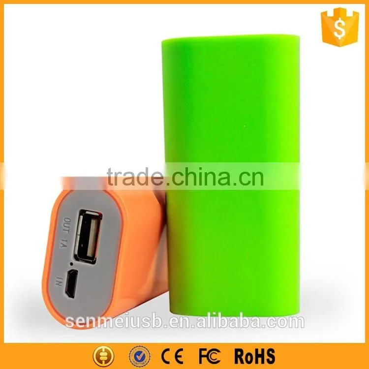 Colorful candy power bank 4400mah for promotional gifts
