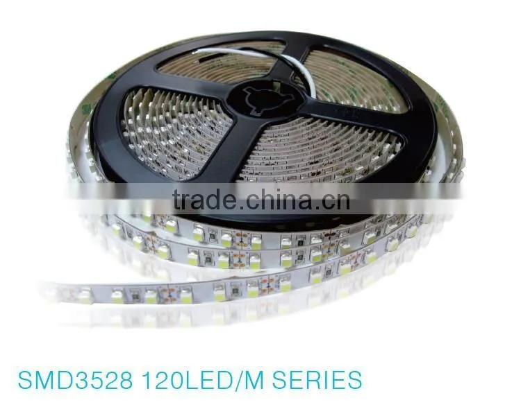 WW/NW/CW/R/G/B/Y 9.6W/M SMD3528 DC12V 120LED/M Flexible Led Strip light
