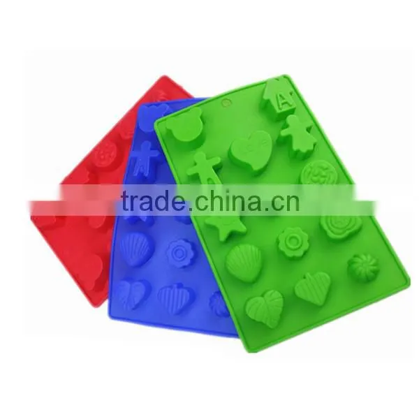 Cool summer essential silicone ice tray,flexible cheap silicone ice cream mold