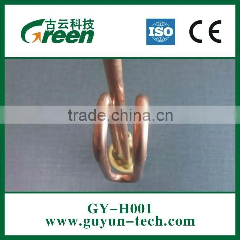 BendedHeating element for electric water heater with MgO hole