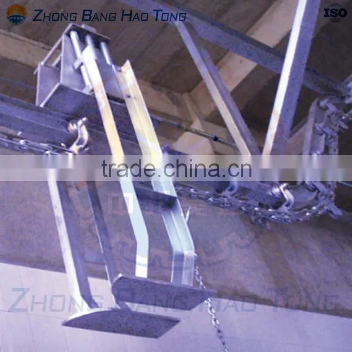 pig dehairing machine with spiral working beaters for pig abattoir plant