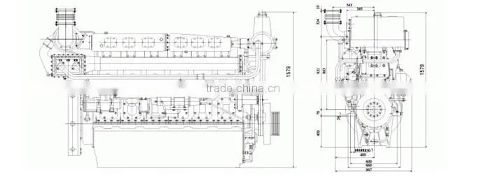 250hp marine engine,marine diesel engine with gearbox